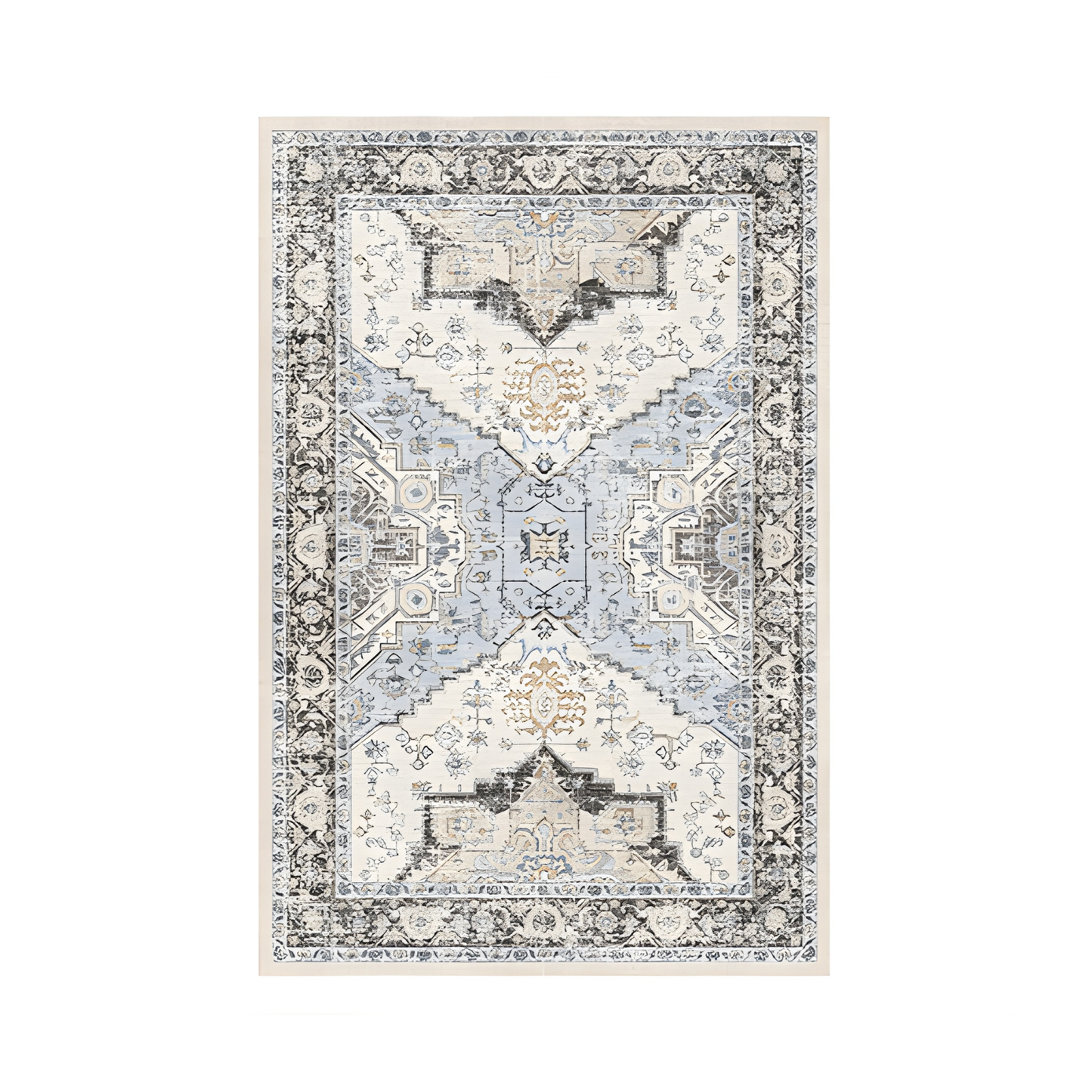 ヴィンテージ・ディストレスト・リビングラグ