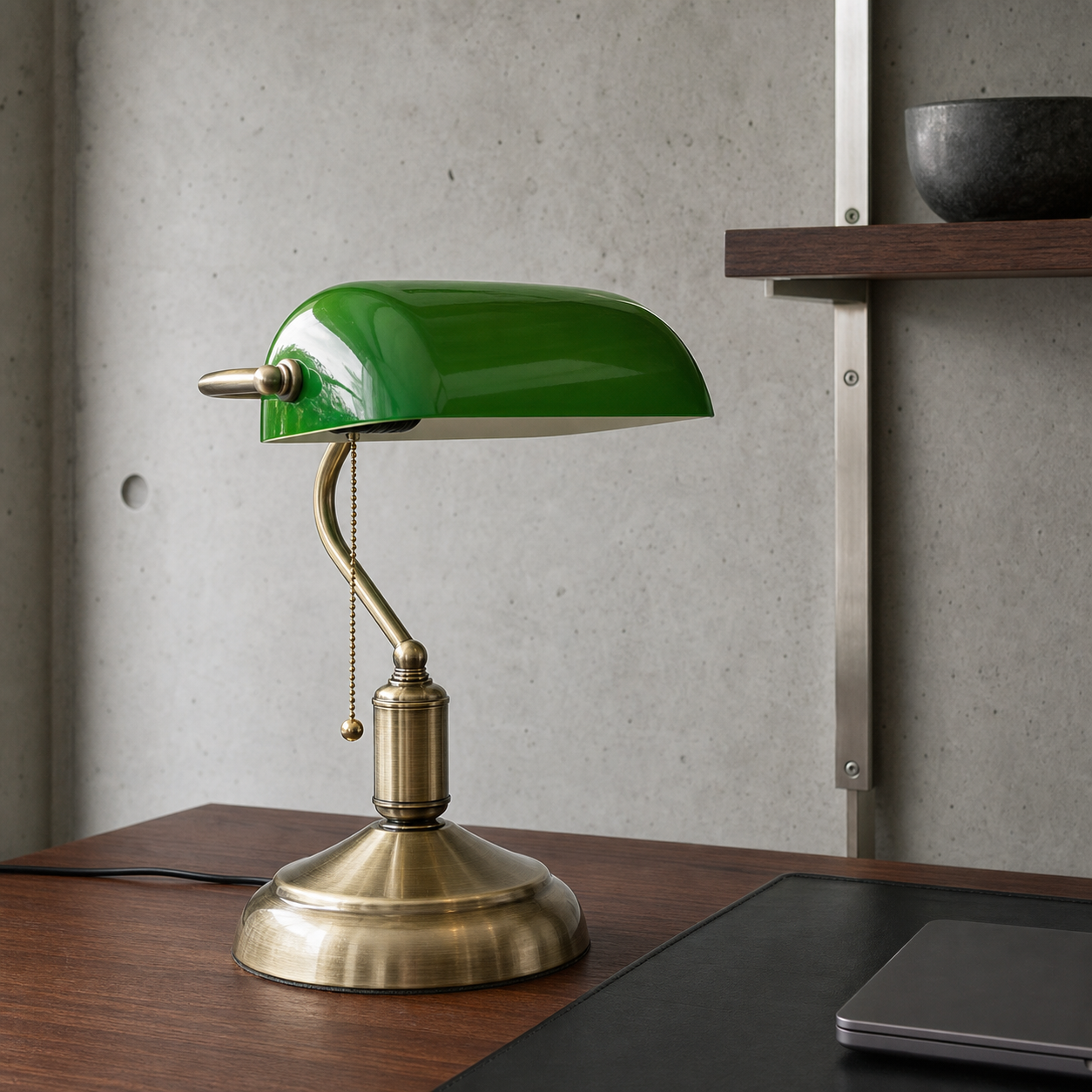 banker's lamp / デスクランプ - NOMARIS lifestyle image 03