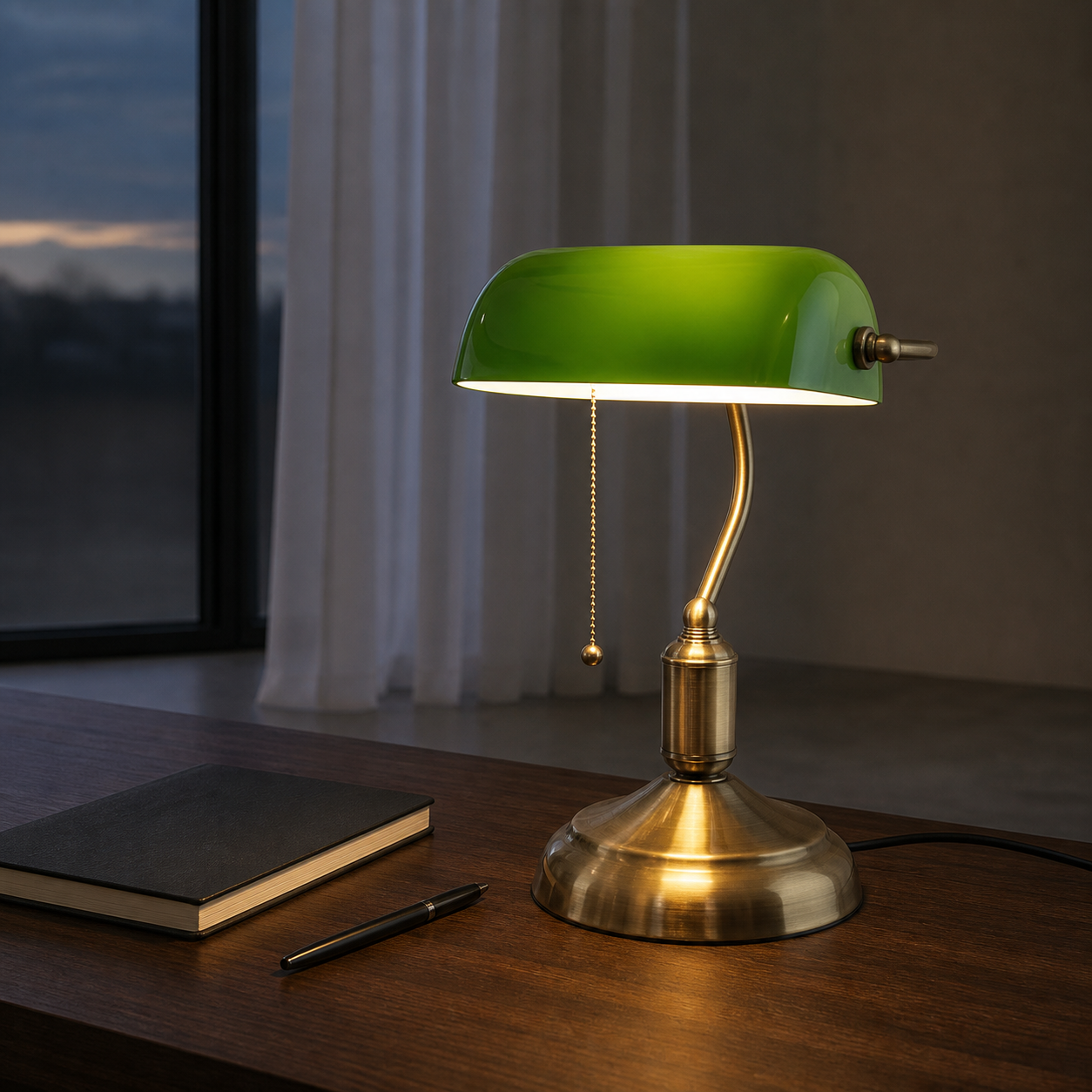 banker's lamp / デスクランプ - NOMARIS lifestyle image 07